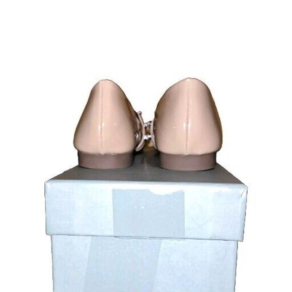 C. Paravano Beige Mary Jane Square Toe Comfort Flat Shoe 36 EU 5.5 US - Picture 5 of 8